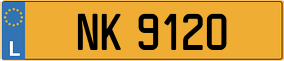 Truck License Plate